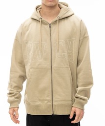 RVCA メンズ RVCA STICH ZIP HD パーカー 【2024年秋冬モデル】/ルーカロゴジップアップフードパーカー・フーディー