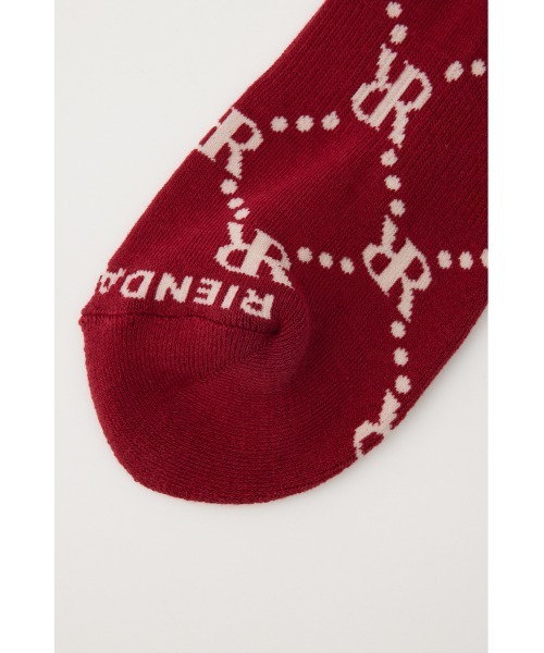 rienda（リエンダ）の「【RIENDA GOLF】ロゴソックス（ソックス/靴下・レディース・レッド/ネイビー・FREE）」の7枚目の写真