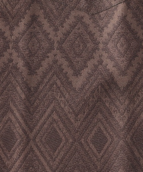 Right-on(ライトオン)の「【NEOSARTIC】総柄プリント長袖シャツ(シャツ/ブラウス・メンズ・ダークベージュ/ダークグリーン/ダークグレー・L/XL/M)」の5枚目の写真