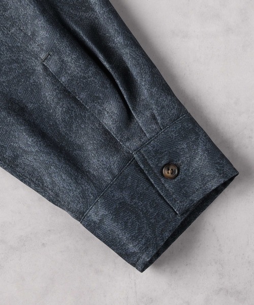 Right-on(ライトオン)の「【NEOSARTIC】総柄プリント長袖シャツ(シャツ/ブラウス・メンズ・ダークベージュ/ダークグリーン/ダークグレー・L/XL/M)」の14枚目の写真