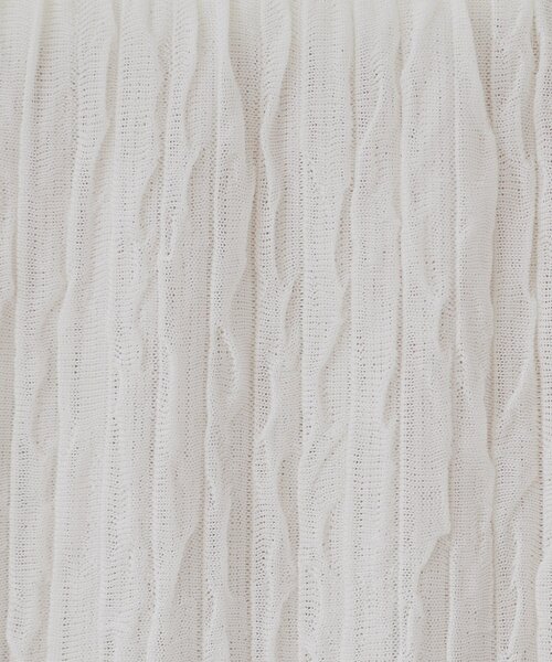 【セール】【楊柳風ジャージ／袖レース】プルオーバー（Tシャツ/カットソー）｜Sunauna（スーナウーナ）