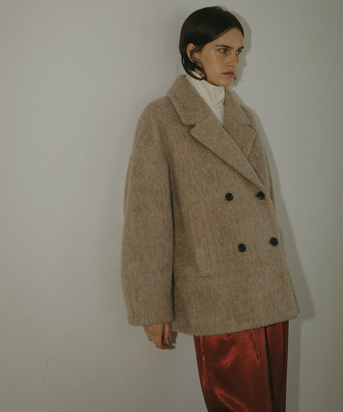【新品・未使用】MANOF シャギー shaggy cocoon coat MANOF（マノフ）の「SHAGGY COCOON COAT（その他アウター）」 - WEAR