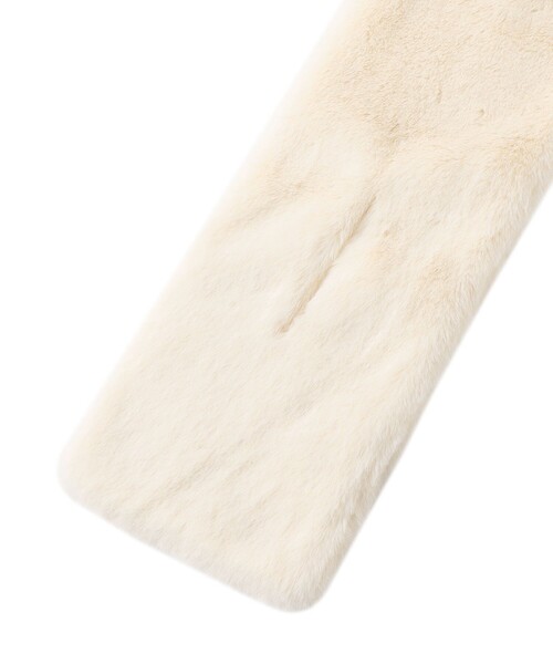 CAST:（キャストコロン）の「ダブルカラーマフラー（マフラー・レディース・ベージュ/グレー系その他2・FREE）」の7枚目の写真