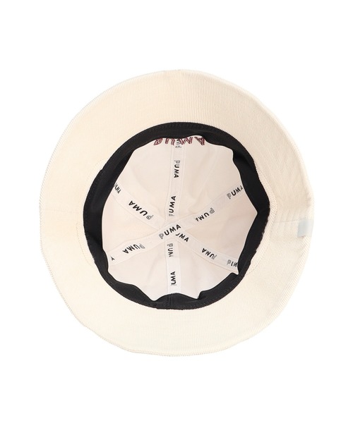 PUMA（プーマ）の「PUMA プーマ ウィメンズ ゴルフ P イヤーマフ コーデュロイ ハット（ハット・レディース・ネイビー/ベージュ/ホワイト系その他・フリー）」の5枚目の写真