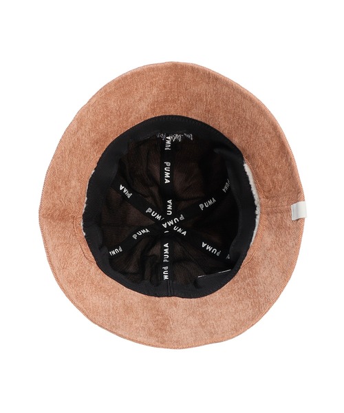 PUMA（プーマ）の「PUMA プーマ ウィメンズ ゴルフ P イヤーマフ コーデュロイ ハット（ハット・レディース・ネイビー/ベージュ/ホワイト系その他・フリー）」の18枚目の写真