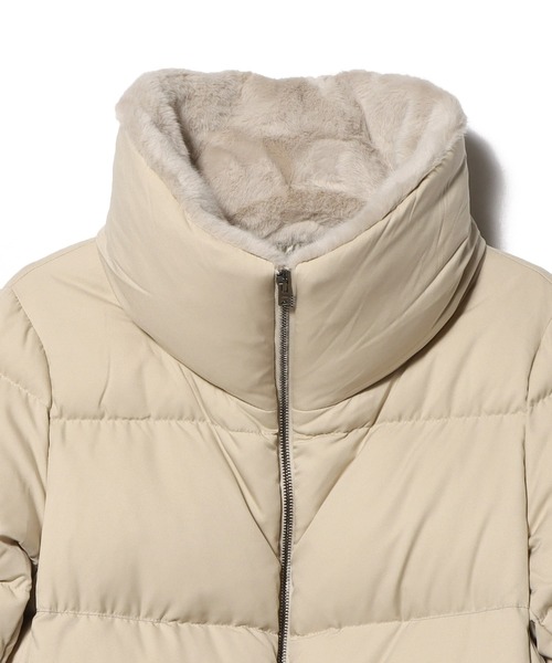 HERNO（ヘルノ）の「HERNO / アレンデール ブルゾン（ダウンジャケット/コート・レディース・ブラック/アイボリー・40/42）」の5枚目の写真