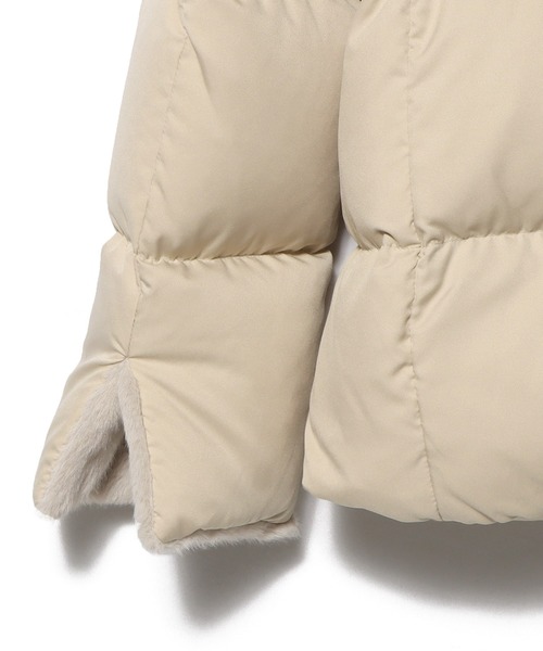 HERNO（ヘルノ）の「HERNO / アレンデール ブルゾン（ダウンジャケット/コート・レディース・ブラック/アイボリー・40/42）」の8枚目の写真