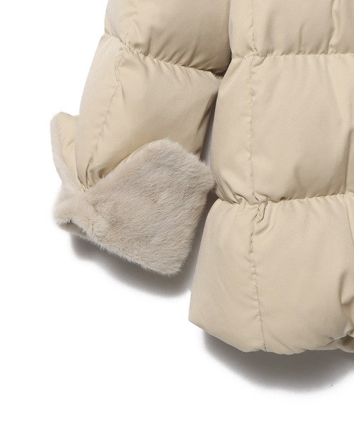 HERNO（ヘルノ）の「HERNO / アレンデール ブルゾン（ダウンジャケット/コート・レディース・ブラック/アイボリー・40/42）」の9枚目の写真