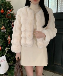 by muni:r | クラウドフェミニンファージャケット/2024 AW COLLECTION(その他アウター)