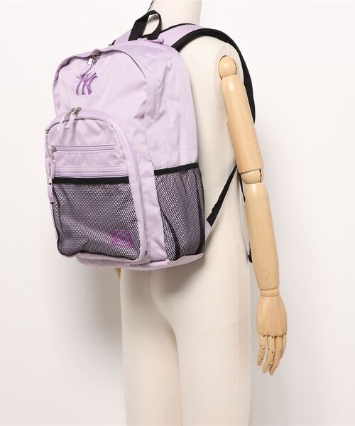 ☆送料・関税込☆MLB★Varsity nylon backpack★ MLB ダブルメッシュポケットバックパック（バックパック