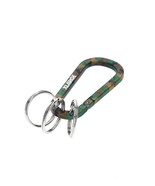 XLARGE(エクストララージ)の「【販売終了】STANDARD LOGO KEYRING CARABINER(キーホルダー・メンズ・オリーブ/ベージュ・ONE SIZE)」の5枚目の写真