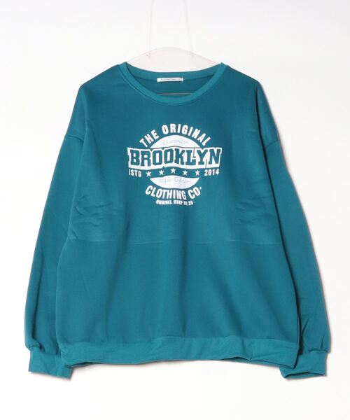 Asterellivi(アステレリビ)の「英字ロゴ オーバーサイズ 裏毛 トレーナー(スウェット・レディース・ワインレッド/ブルー/グレー/チャコールグレー・XL/L/M)」の6枚目の写真