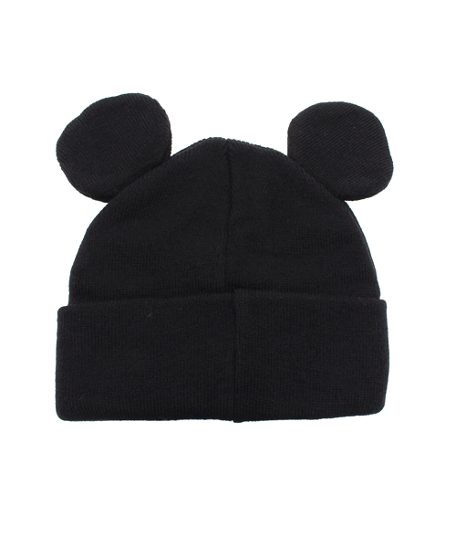 COMECHATTO&CLOSET（カムチャットアンドクロゼット）の「binki beanie（ニットキャップ/ビーニー・キッズ・レッド/ブラック・FREE）」の3枚目の写真