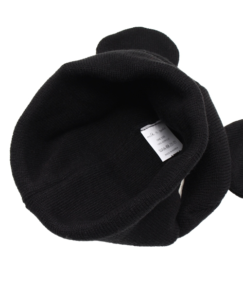 COMECHATTO&CLOSET（カムチャットアンドクロゼット）の「binki beanie（ニットキャップ/ビーニー・キッズ・レッド/ブラック・FREE）」の6枚目の写真