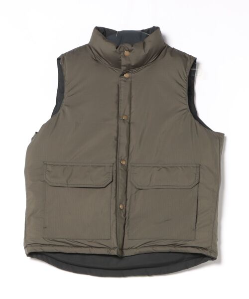 FIRST DOWN(ファーストダウン)の「【FIRST DOWN】SORONAリバーシブルベスト(ダウンベスト・メンズ・ベージュ/ブラック・M/L/XL)」の4枚目の写真
