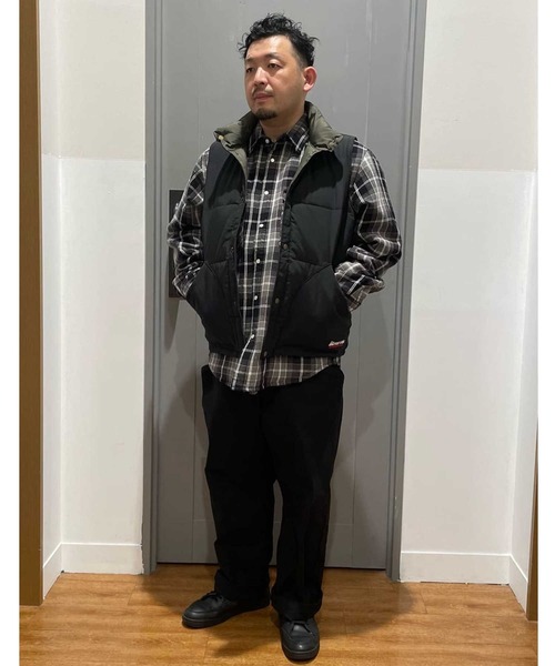 FIRST DOWN(ファーストダウン)の「【FIRST DOWN】SORONAリバーシブルベスト(ダウンベスト・メンズ・ベージュ/ブラック・M/L/XL)」の12枚目の写真