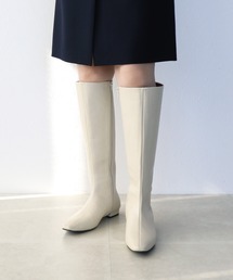 Jines | スクエアトゥレザーロングブーツ【ROKOTA/ロコタ】(ブーツ)