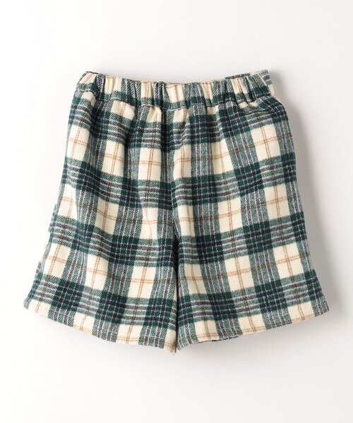 green label relaxing（グリーンレーベルリラクシング）の「【別注】＜Pluckys＞TJ ラップキュロットパンツ（チェック） / キッズ  100cm-130cm（その他パンツ・キッズ・ケリーグリーン/ブラウン・120cm/100cm/110cm/130cm）」の5枚目の写真