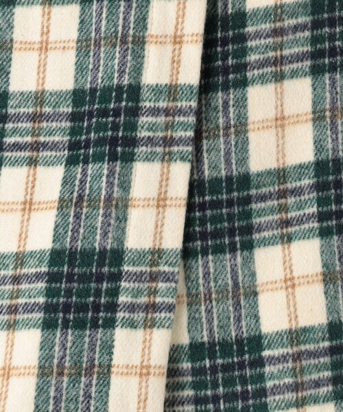 green label relaxing（グリーンレーベルリラクシング）の「【別注】＜Pluckys＞TJ ラップキュロットパンツ（チェック） / キッズ  100cm-130cm（その他パンツ・キッズ・ケリーグリーン/ブラウン・120cm/100cm/110cm/130cm）」の10枚目の写真