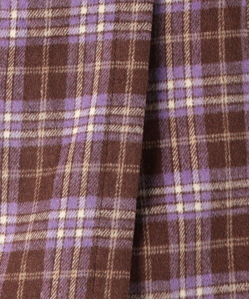 green label relaxing（グリーンレーベルリラクシング）の「【別注】＜Pluckys＞TJ ラップキュロットパンツ（チェック） / キッズ  100cm-130cm（その他パンツ・キッズ・ケリーグリーン/ブラウン・120cm/100cm/110cm/130cm）」の14枚目の写真