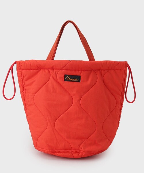 napron（ナプロン）の「【NAPRON】QUILTING PATIENTS BAG（ハンドバッグ・メンズ・グリーン系/レッド系/ライトベージュ・00）」の3枚目の写真