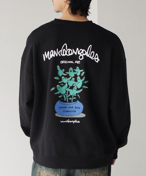 Mark Gonzales(マーク・ゴンザレス)の「【Mark Gonzales/マーク ゴンザレス】裏起毛 アートワークデザイン オーバーサイズ クルースウェット(スウェット・メンズ・ホワイト系1/ホワイト系2/ホワイト系3/ホワイト系4/ホワイト系5/ブラック系1/ブラック系2/ブラック系3/ブラック系4/ブラック系5/グレー系1/グレー系2/グレー系3/グレー系4/グレー系5・XL/M/L)」の8枚目の写真