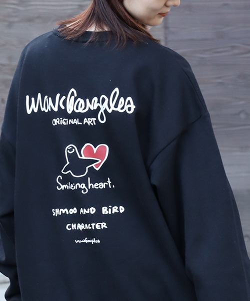 Mark Gonzales(マーク・ゴンザレス)の「【Mark Gonzales/マーク ゴンザレス】裏起毛 アートワークデザイン オーバーサイズ クルースウェット(スウェット・メンズ・ホワイト系1/ホワイト系2/ホワイト系3/ホワイト系4/ホワイト系5/ブラック系1/ブラック系2/ブラック系3/ブラック系4/ブラック系5/グレー系1/グレー系2/グレー系3/グレー系4/グレー系5・XL/M/L)」の10枚目の写真