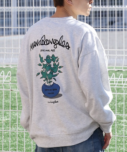 Mark Gonzales(マーク・ゴンザレス)の「【Mark Gonzales/マーク ゴンザレス】裏起毛 アートワークデザイン オーバーサイズ クルースウェット(スウェット・メンズ・ホワイト系1/ホワイト系2/ホワイト系3/ホワイト系4/ホワイト系5/ブラック系1/ブラック系2/ブラック系3/ブラック系4/ブラック系5/グレー系1/グレー系2/グレー系3/グレー系4/グレー系5・XL/M/L)」の13枚目の写真