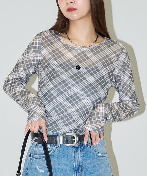 MARY QUANT × PUBLUX/マリークワント フロッキープリント MARY QUANT × PUBLUX マリークワント パブリュクス フロッキー