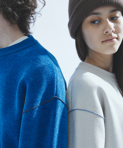 417 EDIFICE（フォーワンセブンエディフィス）の「モールニット クルー