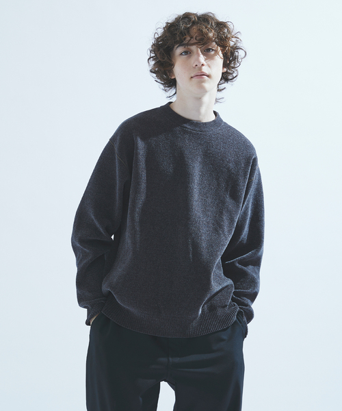 417 EDIFICE（フォーワンセブンエディフィス）の「モールニット クルー