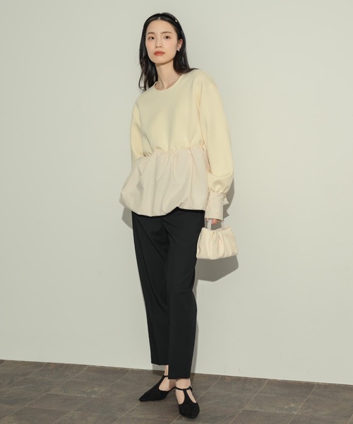 NEUNA(ヌナ)の「【お客様の声をもとにリニューアルして新登場!!】センターシームローヒールパンプス(パンプス・レディース・アイボリー/ブラック・SMALL/MEDIUM/LARGE)」の6枚目の写真