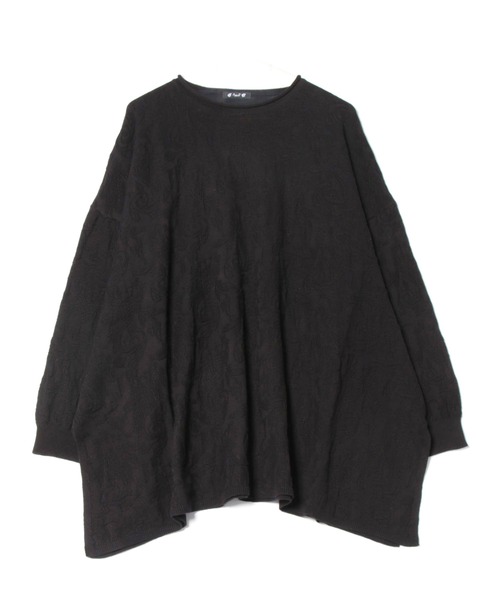 【チャイハネ】ジャカードコットンニットペイズリーMEN'Sトップス（ニット/セーター）｜チャイハネ（チャイハネ） 6,820円