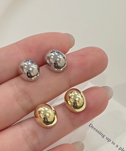 NO WAY（ノーウェイ）の「/ドットワンポイントシンプルピアス(MA/EK206)（ピアス（両耳用）・レディース・ゴールド/シルバー・FREE）」の3枚目の写真