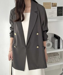 GeeRA | 金ボタンダブルテーラードジャケット(テーラードジャケット)