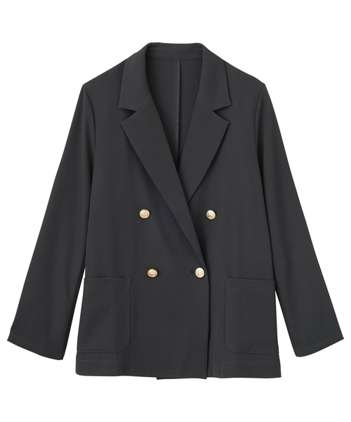 GeeRA(ジーラ)の「金ボタンダブルテーラードジャケット(テーラードジャケット・レディース・ネイビー/チャコール・LARGE/X-LARGE/MEDIUM)」の21枚目の写真