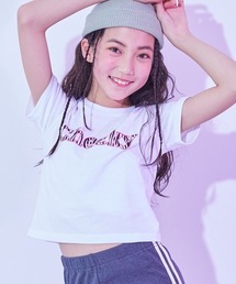 devirock（デビロック）の「【DANCE】ガールズ クロップド丈 半袖Tシャツ（Tシャツ/カットソー・キッズ）」