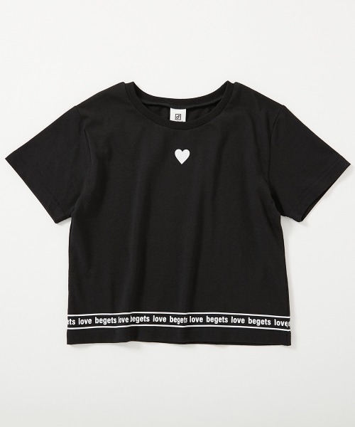 セール】【DANCE】ガールズ クロップド丈 半袖Tシャツ（Tシャツ