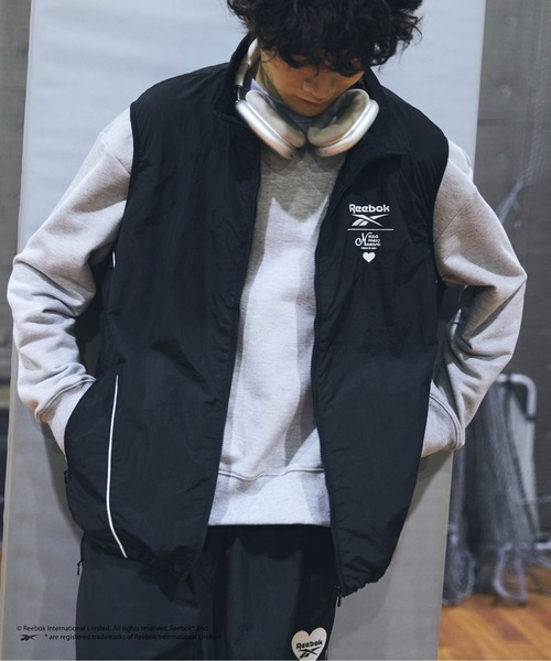kaoyorinakami(カオヨリナカミ)の「Reebok nylon vest / リーボックナイロンベスト(ベスト・メンズ・ホワイト/ブラック・LARGE/MEDIUM/SMALL)」の5枚目の写真