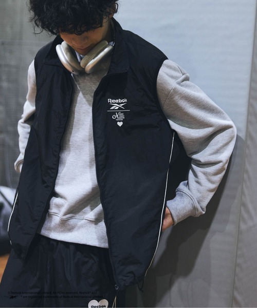 kaoyorinakami(カオヨリナカミ)の「Reebok nylon vest / リーボックナイロンベスト(ベスト・メンズ・ホワイト/ブラック・LARGE/MEDIUM/SMALL)」の4枚目の写真