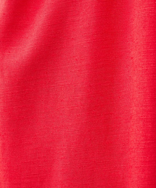 CHIC STYLE（シックスタイル）の「レーヨン麻リラックスワイドパンツ＜大きいサイズ有＞シックスタイル（スラックス・レディース・グリーン/オフホワイト/ブルー/レッド/ブラック/モカ/ネイビー・L/M/3L/LL/5L/4L）」の20枚目の写真