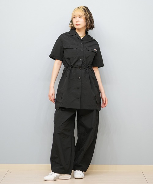 Dickies（ディッキーズ）の「Dickies/ディッキーズ ナイロンワンピース 81120800（ワンピース・レディース・ベージュ/ブラック・L/M）」の8枚目の写真