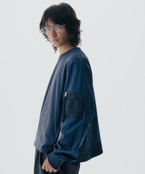 ROYAL FLASH(ロイヤルフラッシュ)の「Maison ULA/メゾン ウラ/ミリタリートップス(スウェット・メンズ・ブラック/ネイビー・2/1)」の16枚目の写真