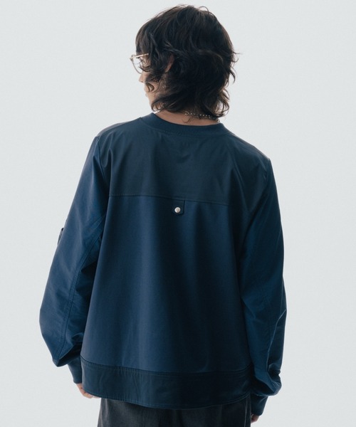 ROYAL FLASH(ロイヤルフラッシュ)の「Maison ULA/メゾン ウラ/ミリタリートップス(スウェット・メンズ・ブラック/ネイビー・2/1)」の17枚目の写真