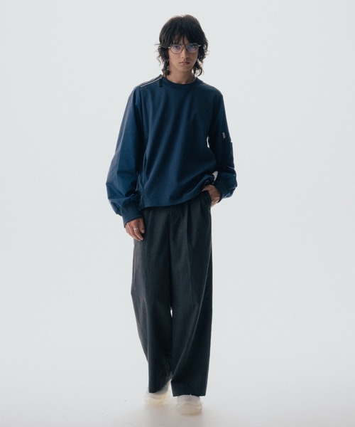 ROYAL FLASH(ロイヤルフラッシュ)の「Maison ULA/メゾン ウラ/ミリタリートップス(スウェット・メンズ・ブラック/ネイビー・2/1)」の18枚目の写真