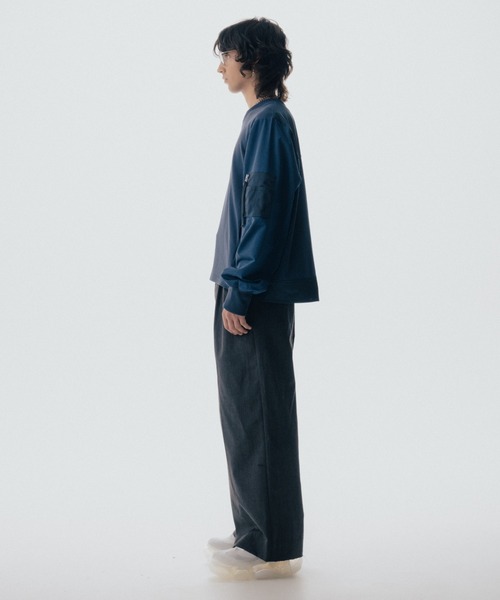 ROYAL FLASH(ロイヤルフラッシュ)の「Maison ULA/メゾン ウラ/ミリタリートップス(スウェット・メンズ・ブラック/ネイビー・2/1)」の19枚目の写真