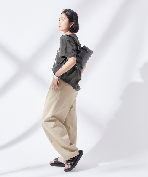 journal standard L'essage（ジャーナルスタンダードレサージュ）の「【I ALWAYS】ピグメントTシャツ（Tシャツ/カットソー・レディース・ホワイト/ブラック/イエロー・FREE）」の17枚目の写真