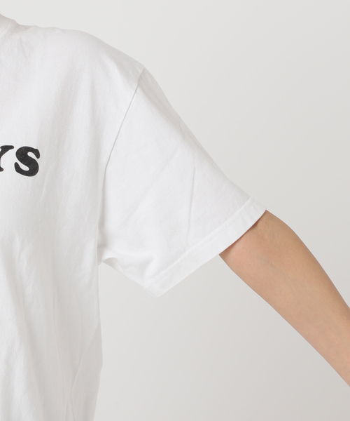 journal standard L'essage（ジャーナルスタンダードレサージュ）の「【I ALWAYS】ピグメントTシャツ（Tシャツ/カットソー・レディース・ホワイト/ブラック/イエロー・FREE）」の5枚目の写真