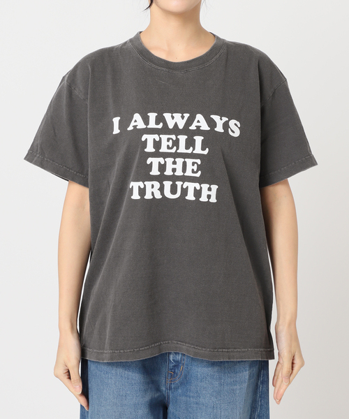 journal standard L'essage（ジャーナルスタンダードレサージュ）の「【I ALWAYS】ピグメントTシャツ（Tシャツ/カットソー・レディース・ホワイト/ブラック/イエロー・FREE）」の10枚目の写真