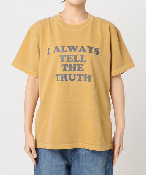 journal standard L'essage（ジャーナルスタンダードレサージュ）の「【I ALWAYS】ピグメントTシャツ（Tシャツ/カットソー・レディース・ホワイト/ブラック/イエロー・FREE）」の13枚目の写真